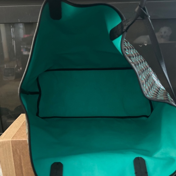 SOLD Goyard Saint Louis LEOplaine Claire Voie Teal Blue reversible t - Picture 3 of 14